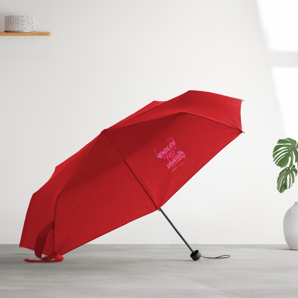 Regenschirm (klein) "fast Erwachsen pink"" - Rot