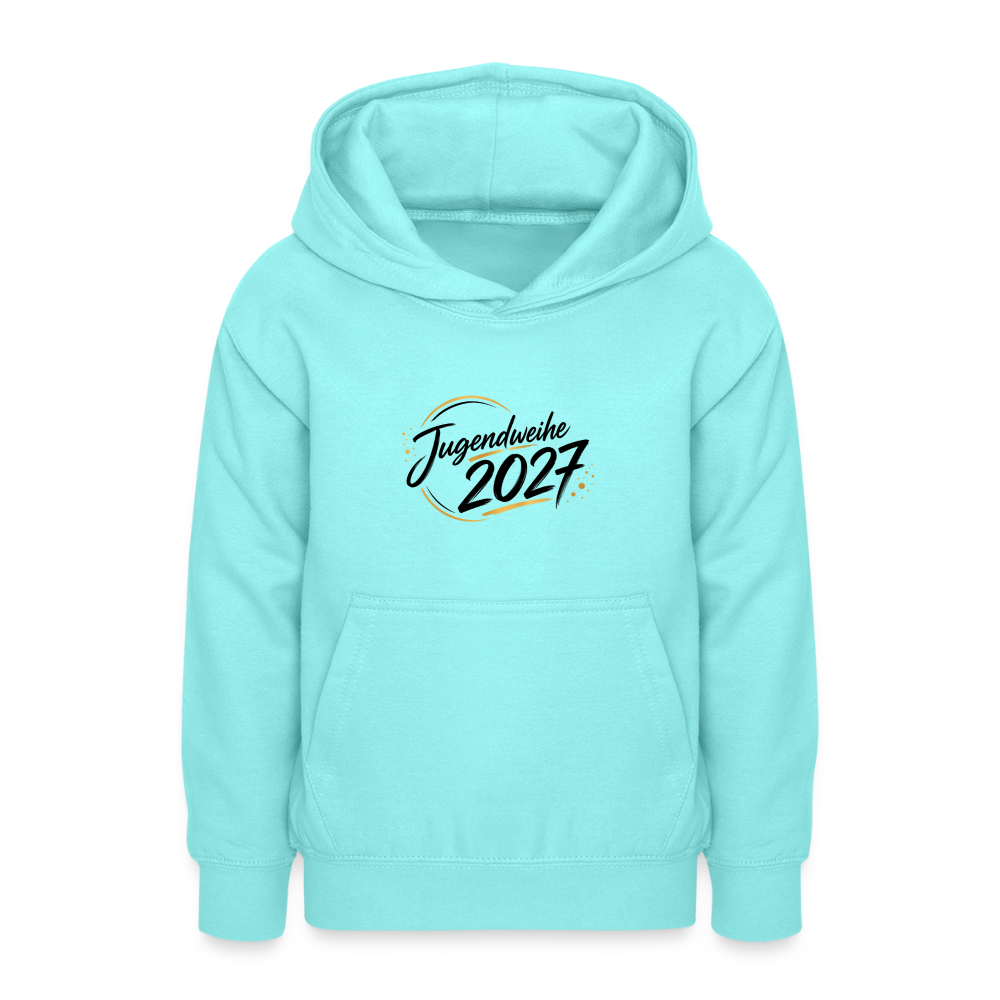 Teenager Hoodie "Jahreslogo 2027" - Pfefferminze