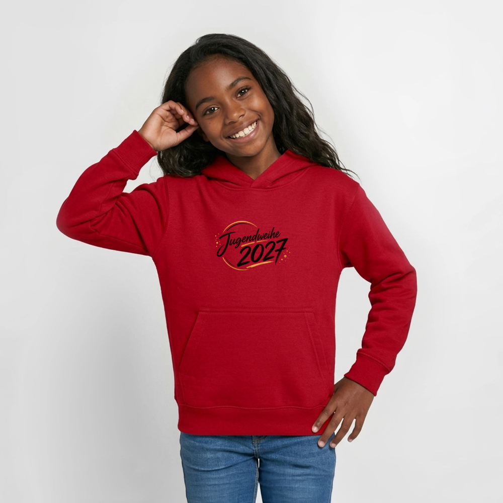 Teenager Hoodie "Jahreslogo 2027" - Rot