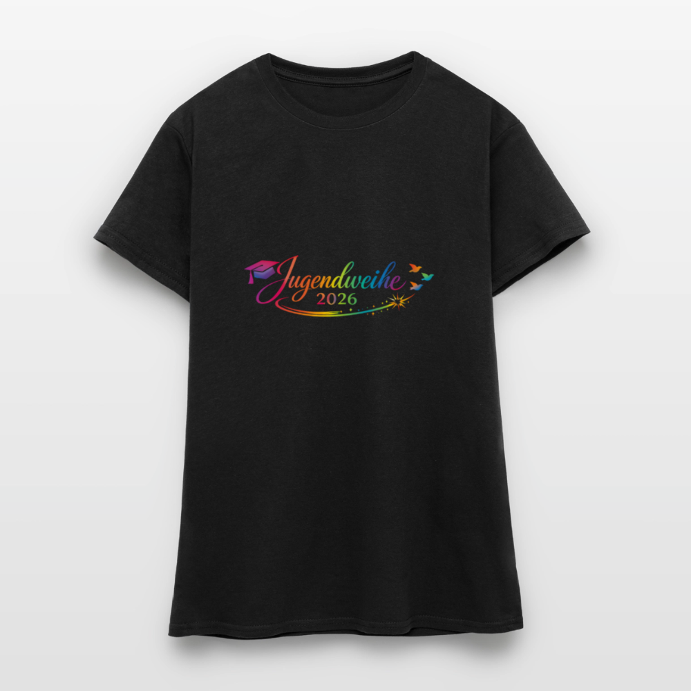 Frauen T-Shirt "Jahreslogo 2026" - Schwarz