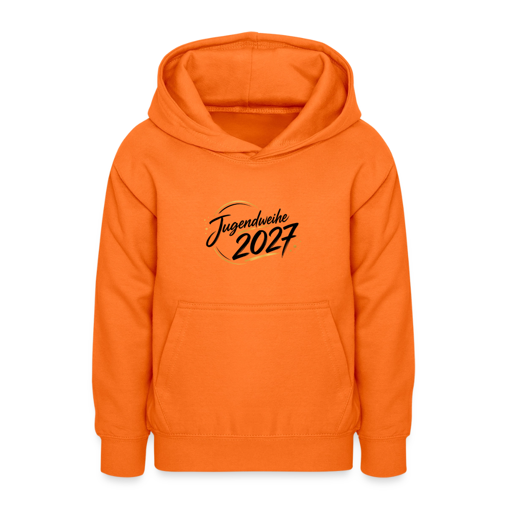 Teenager Hoodie "Jahreslogo 2027" - Orange