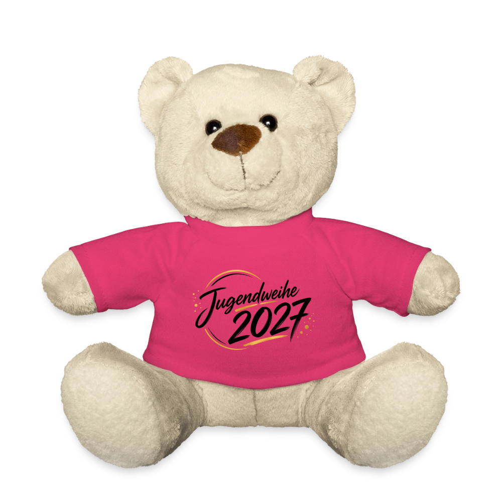 Teddy mit Jahreslogo 2027 - Pink