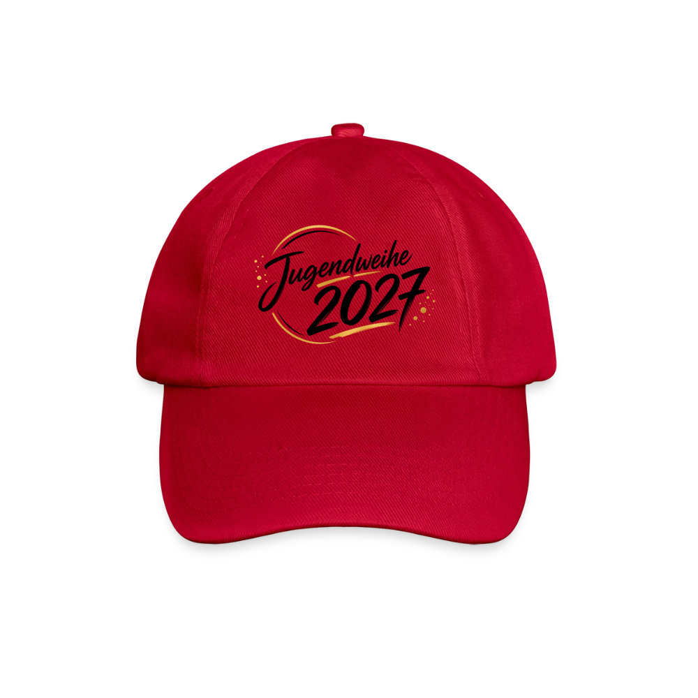 Baseballkappe "Jahreslogo 2027" - klassisch Rot