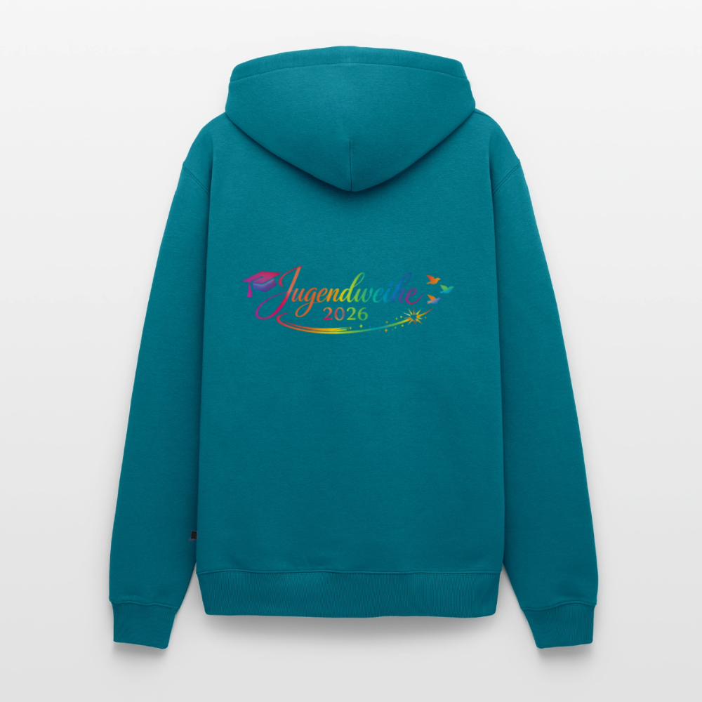 Männer Premium Hoodie "Jahreslogo 2026" - Petrol