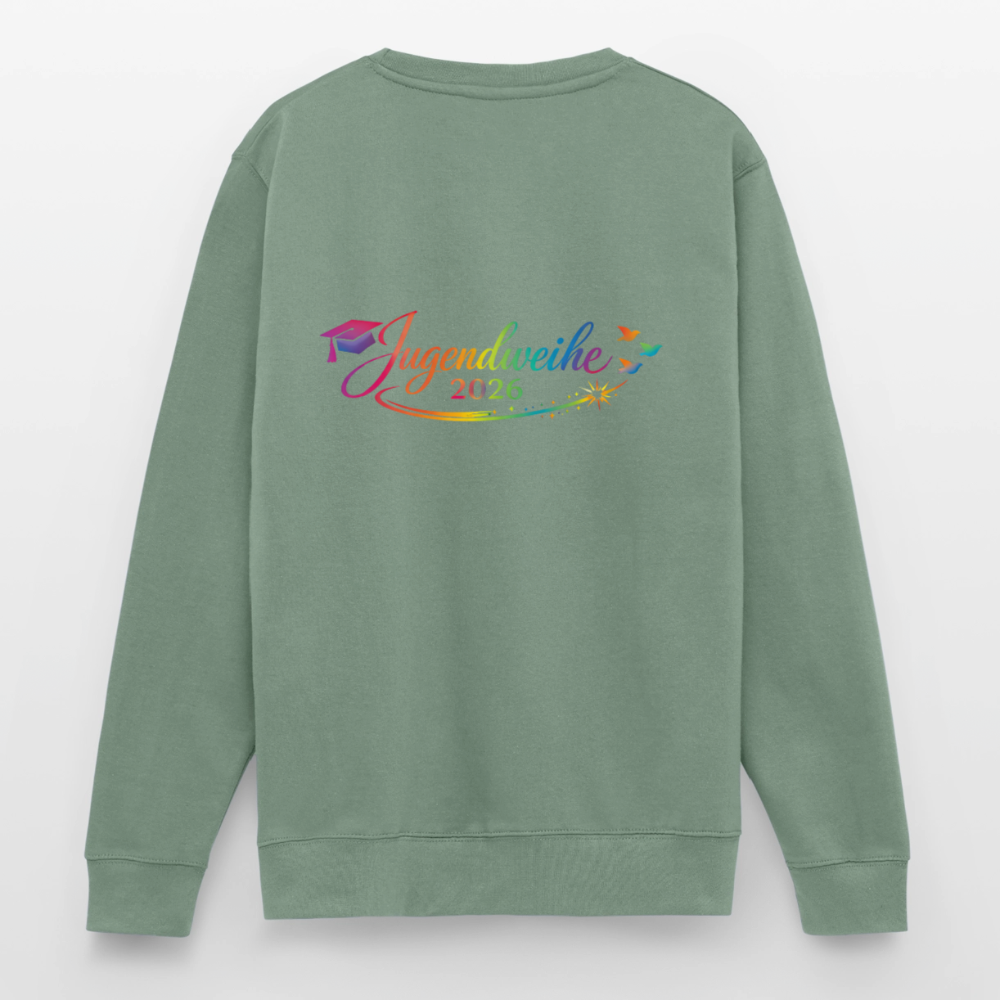 Unisex Pullover " Jahreslogo 2026" - Graugrün