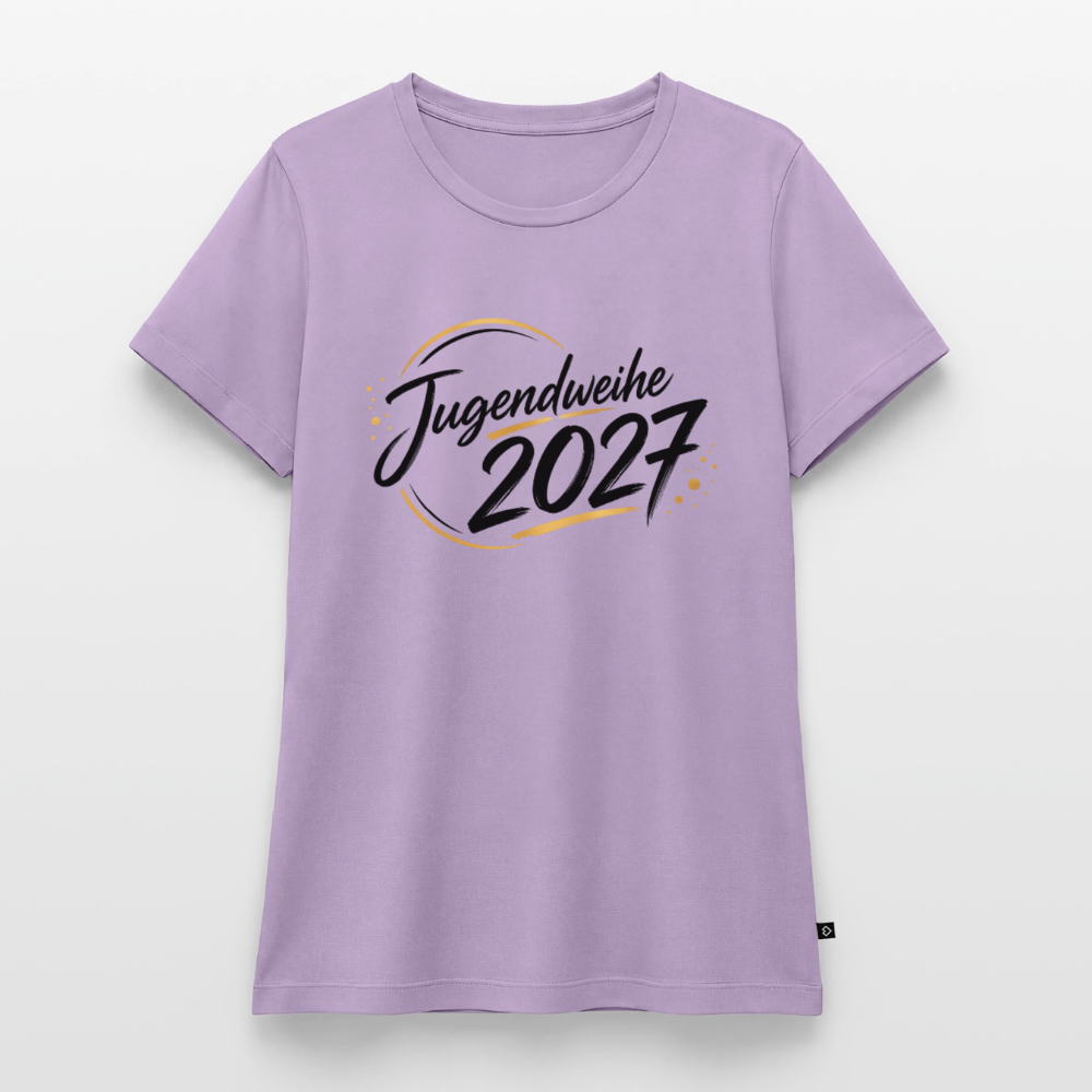 Frauen Premium T-Shirt nachhaltig "Jahreslogo 2027" - Lavendel