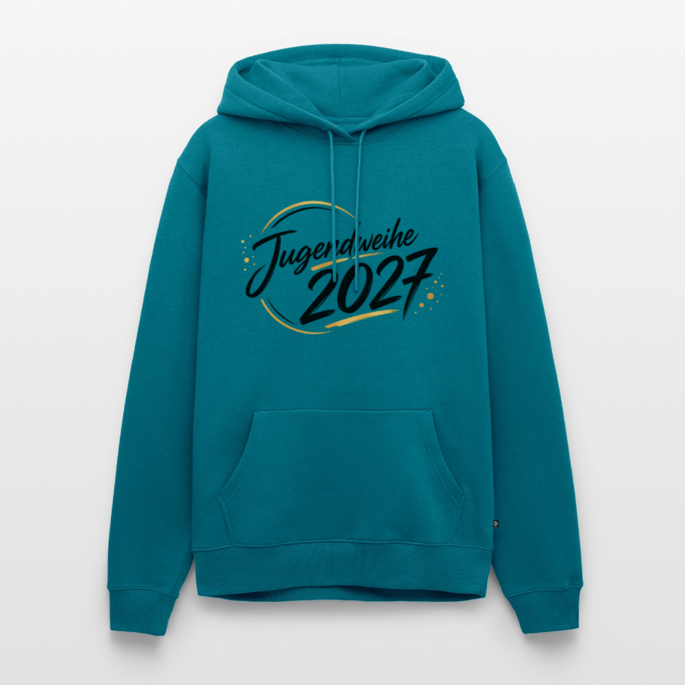 Männer Premium Hoodie "Jahreslogo 2027" - Petrol