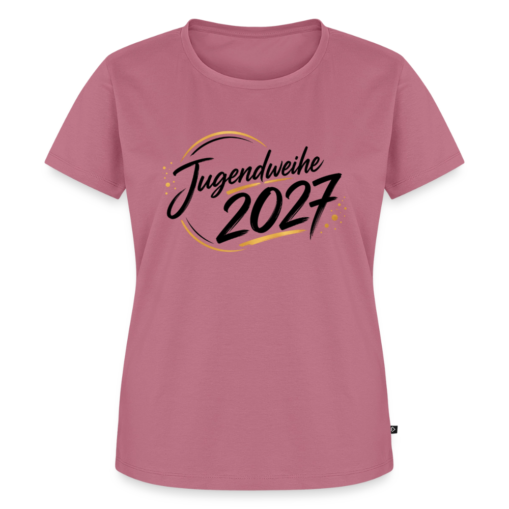 Frauen Premium T-Shirt nachhaltig "Jahreslogo 2027" - Mauve