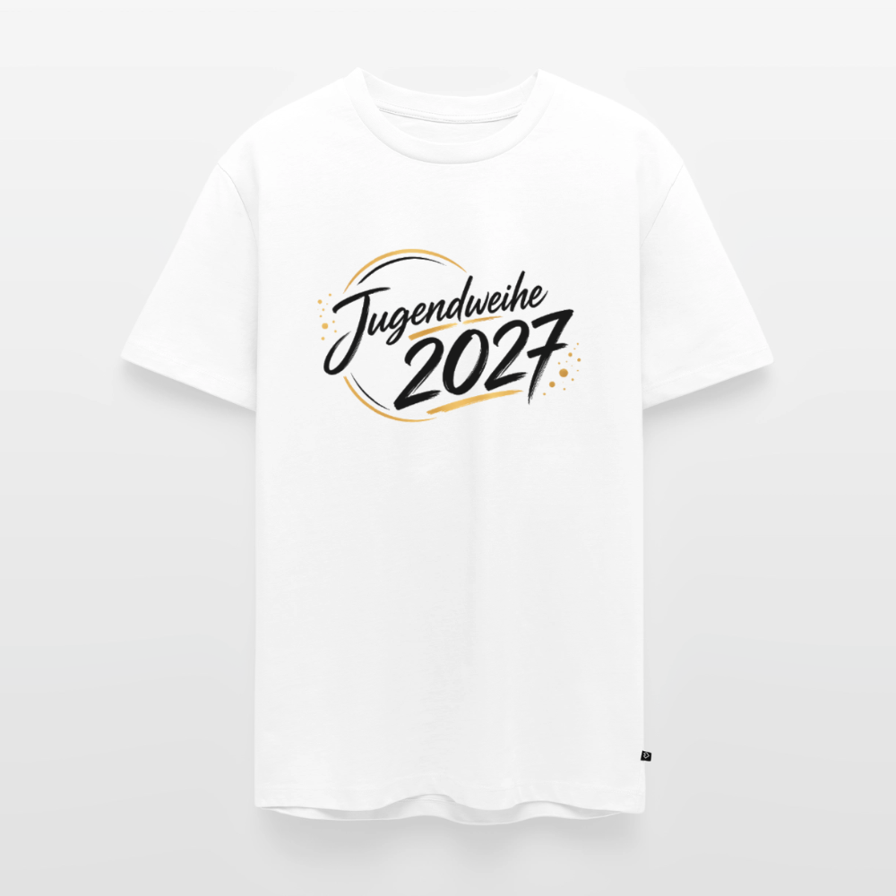 Männer Premium T-Shirt "Jahreslogo 2027" - Weiß
