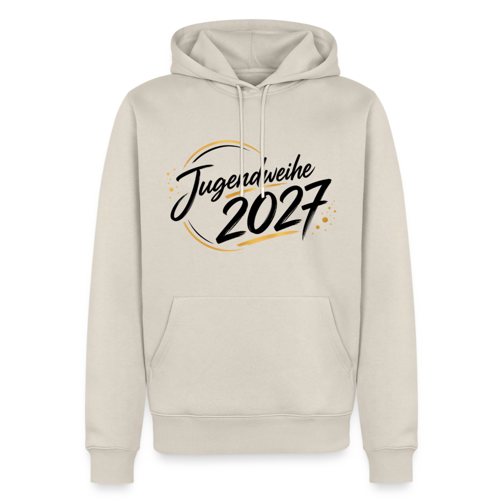 Männer Premium Hoodie "Jahreslogo 2027" - Beige