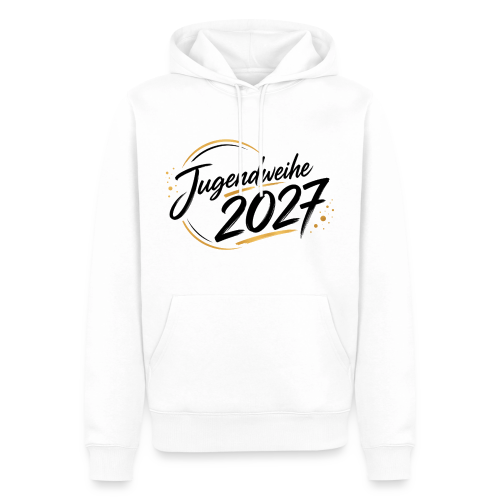 Männer Premium Hoodie "Jahreslogo 2027" - Weiß