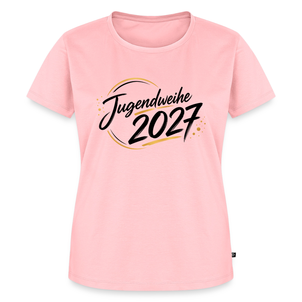 Frauen Premium T-Shirt nachhaltig "Jahreslogo 2027" - Rosa