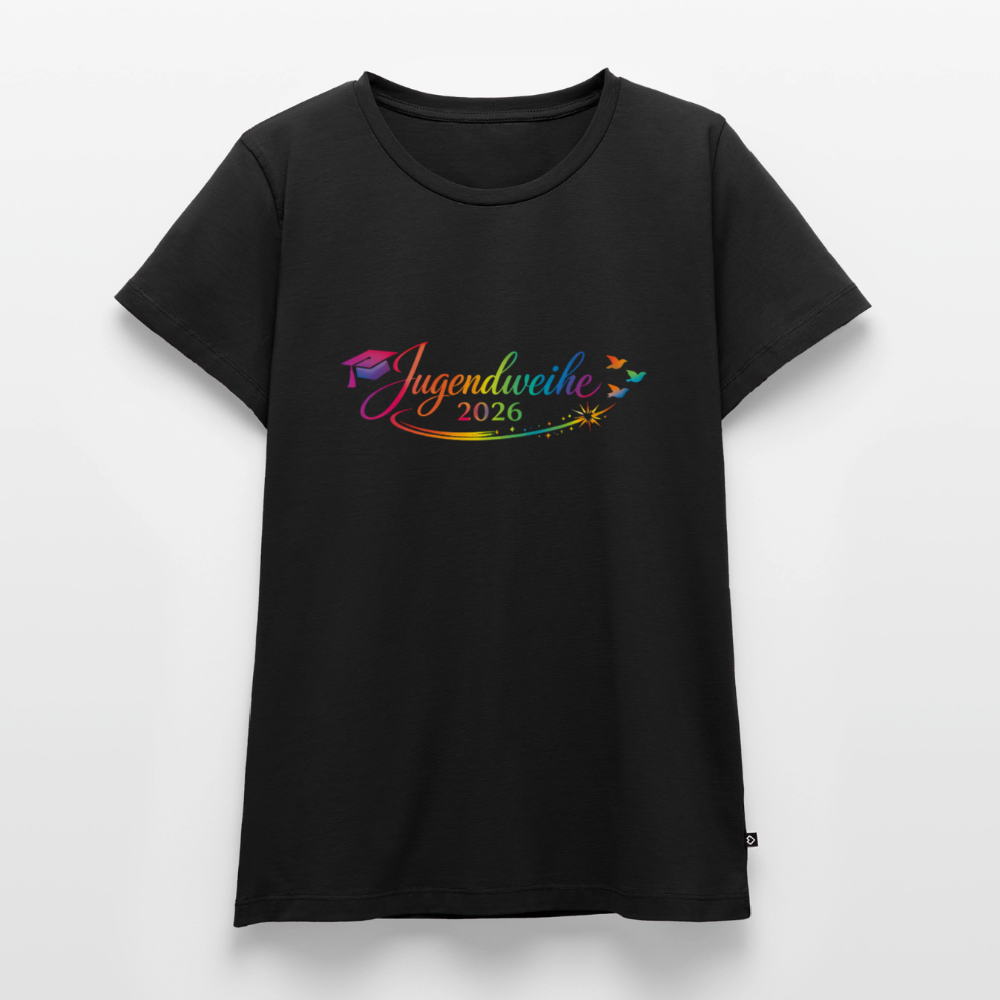 Frauen Premium T-Shirt nachhaltig "Jahreslogo 2026" - Schwarz