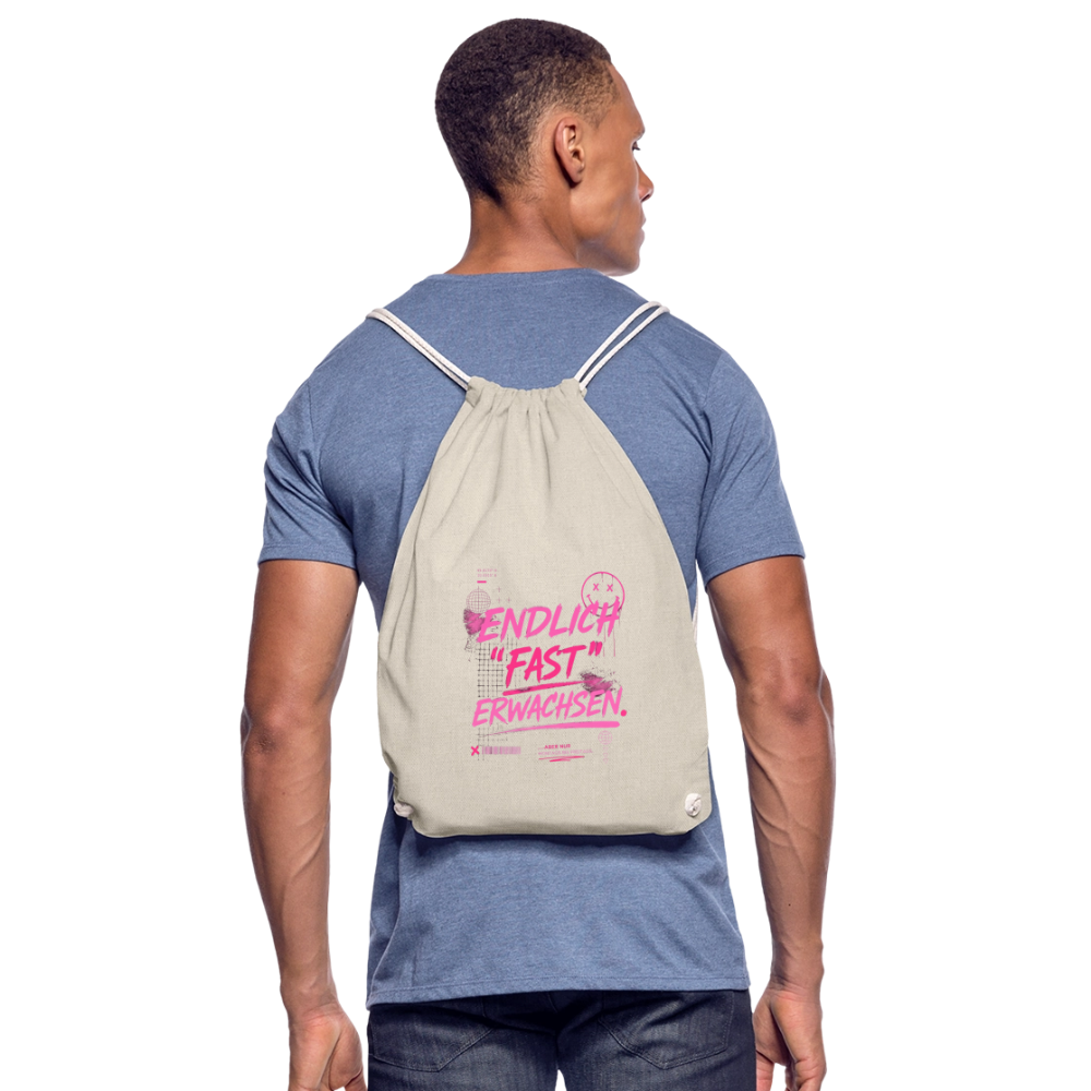 Turnbeutel  " fast Erwachsen pink" - Natur