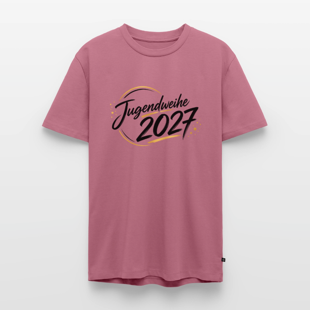 Männer Premium T-Shirt "Jahreslogo 2027" - Mauve