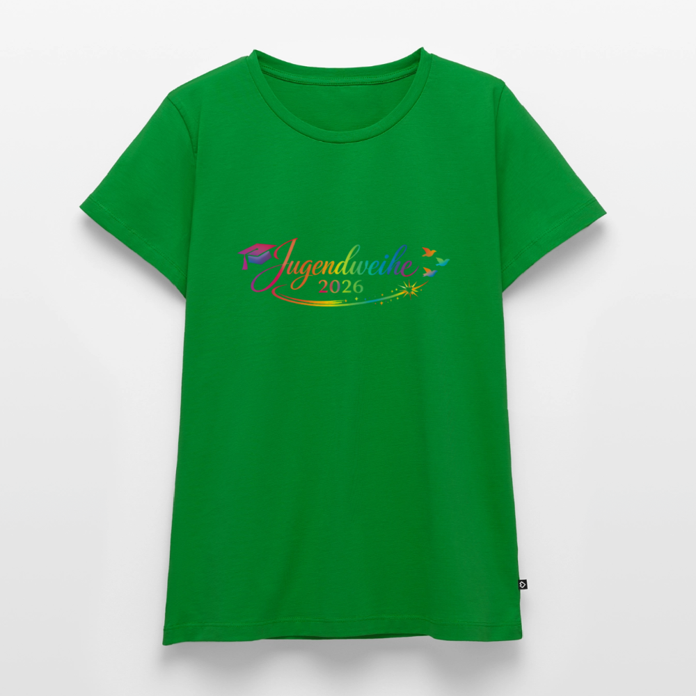 Frauen Premium T-Shirt nachhaltig "Jahreslogo 2026" - Grün