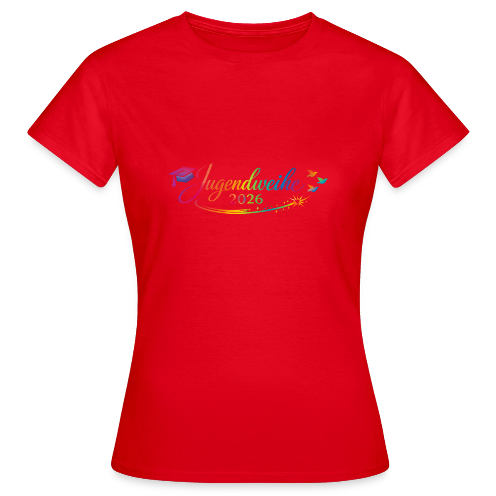 Frauen T-Shirt "Jahreslogo 2026" - Rot