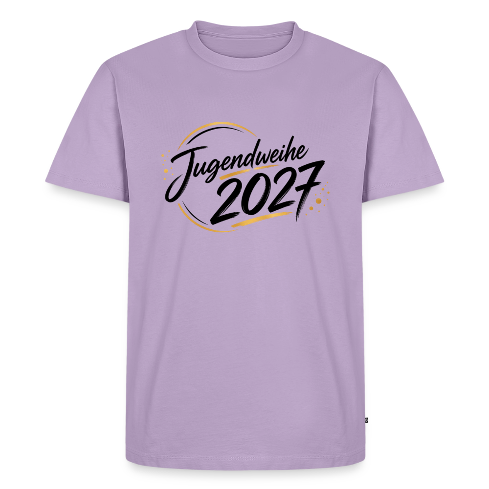 Männer Premium T-Shirt "Jahreslogo 2027" - Lavendel