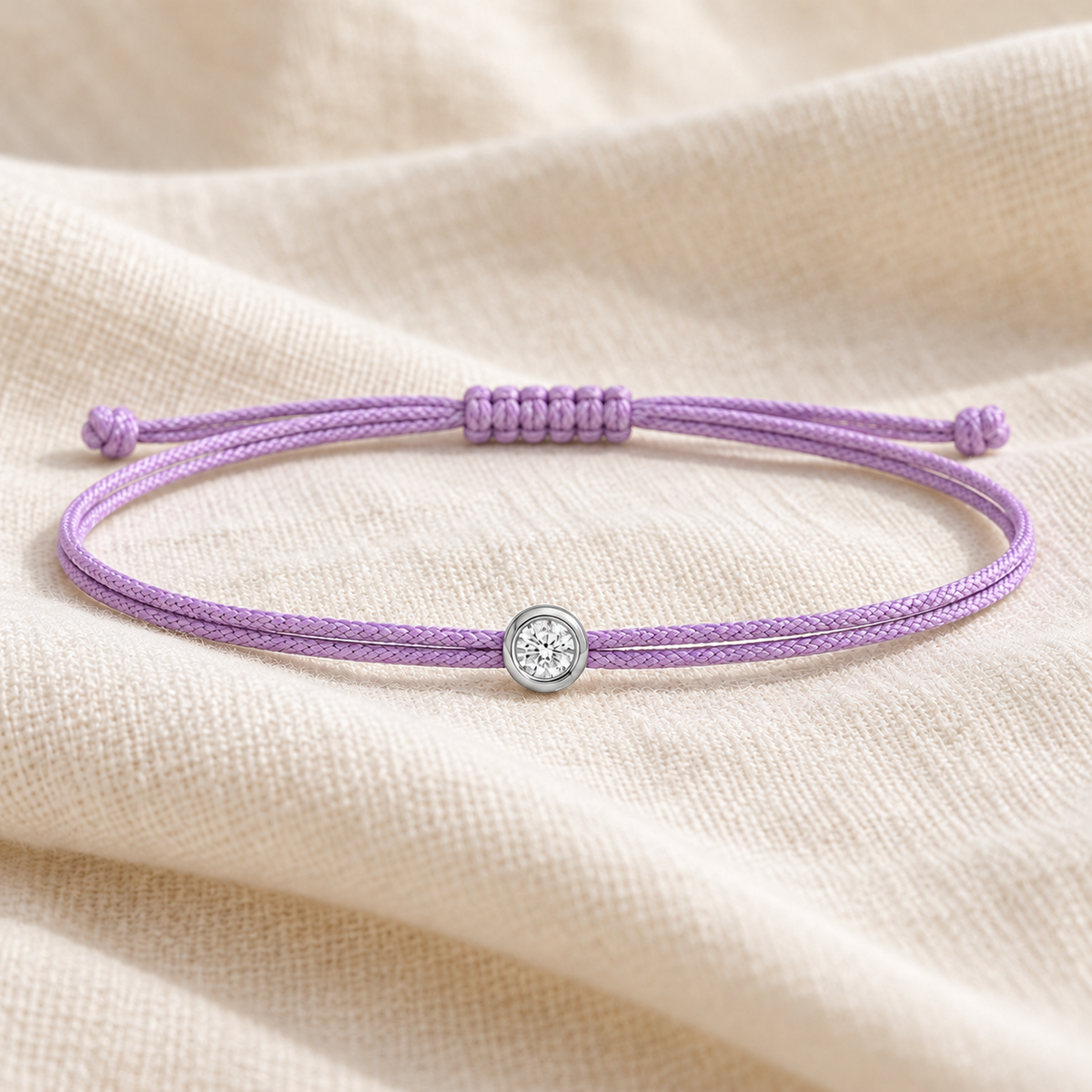 Cuty Lab Diamant Armband "lilac"