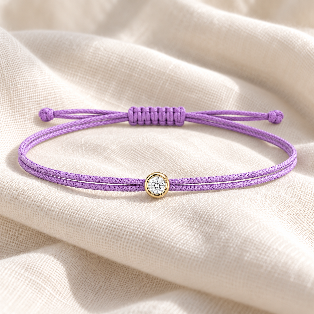 Cuty Lab Diamant Armband "lilac"